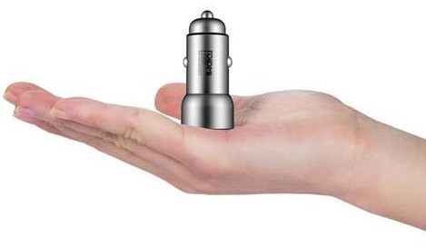 RoidMi Car Charger Silver (CDQ01RM)